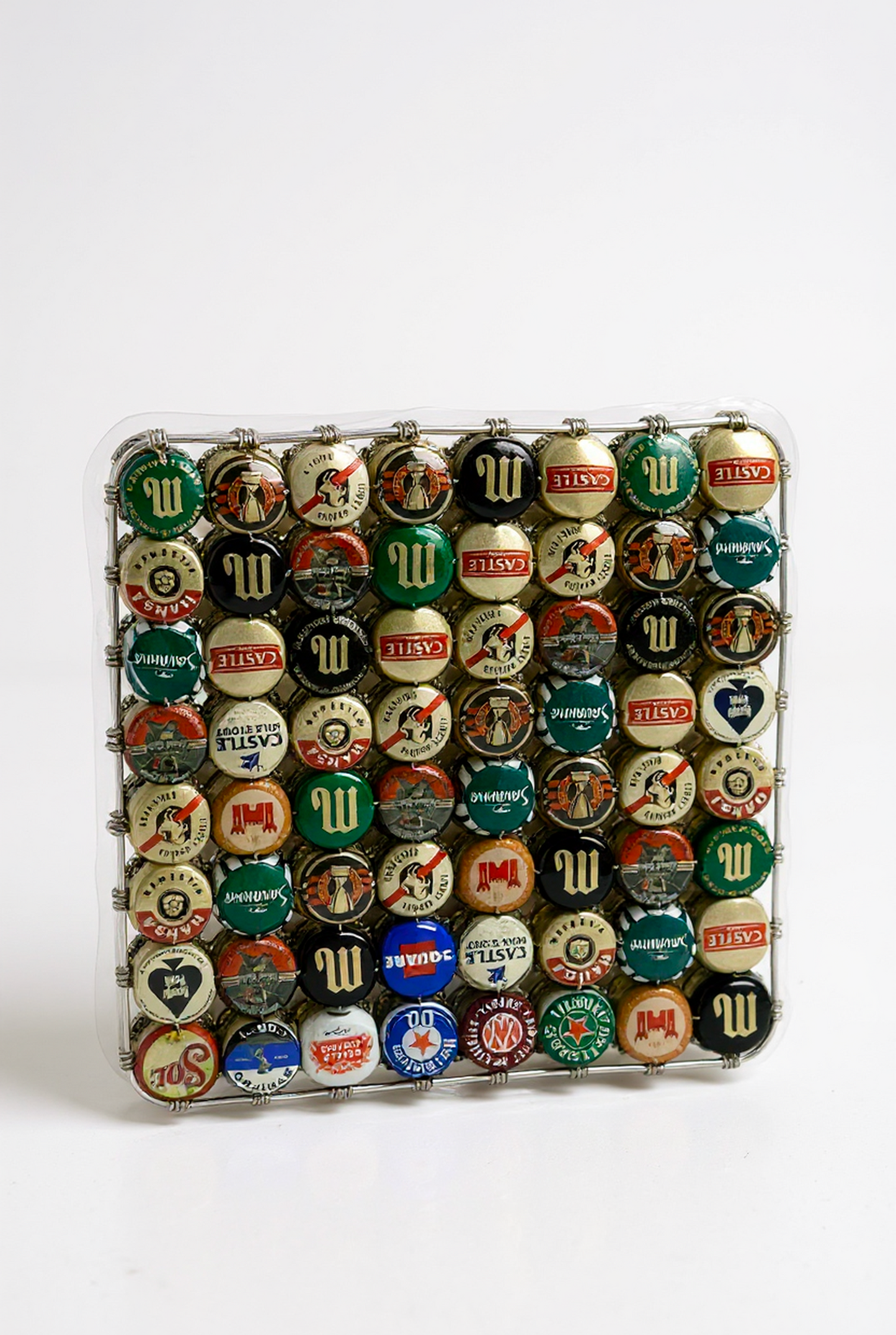 Bottle cap craft pot stand