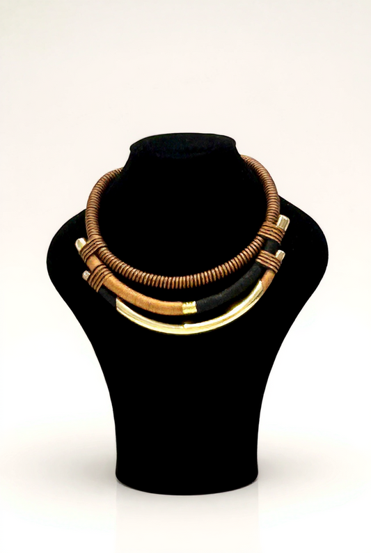 Zebra Necklace