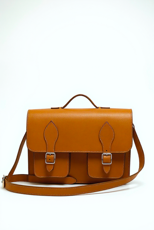 Leather Messenger Bag