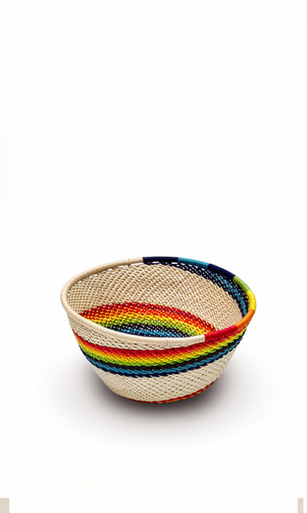 Telephone wire, tea-bag bowl.